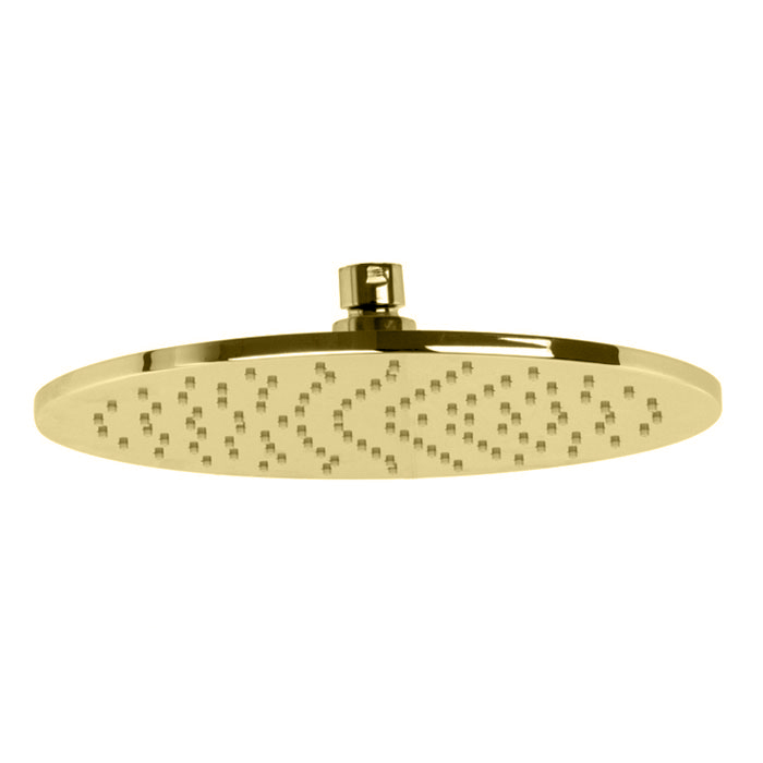 Верхний душ из латуни 250 мм, цвет золото брашированное