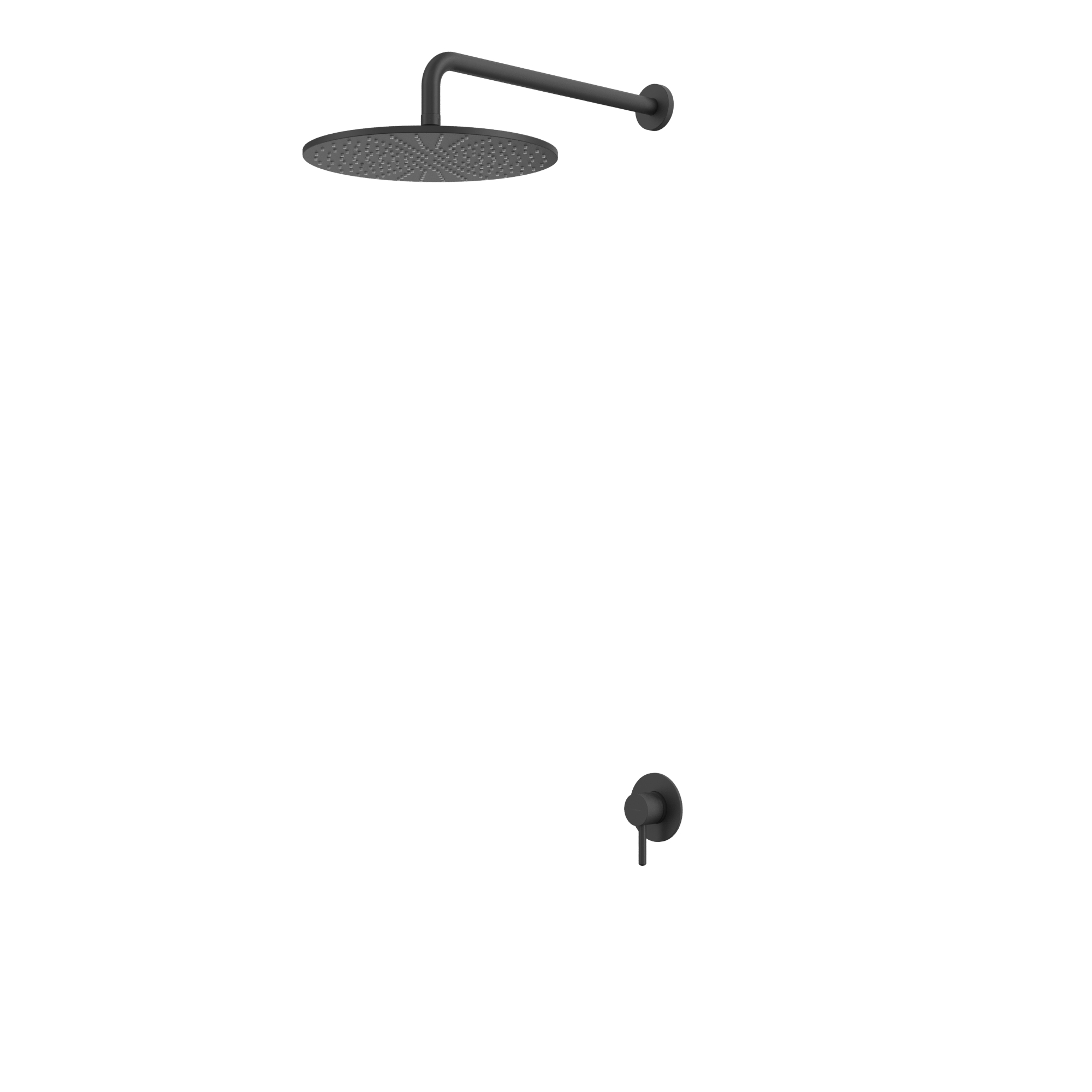 Душевая программа Система для душа скрытого монтажа YSET01BL (черный мат) 