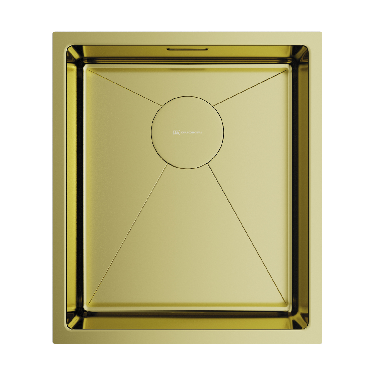 Кухонные мойки Кухонная мойка 380x440x200 Taki 38-U/IF-LG нержавеющая сталь/светлое золото 