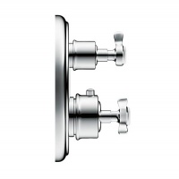 Смесители Термостат с запорным вентилем, СМ, цвет хром 