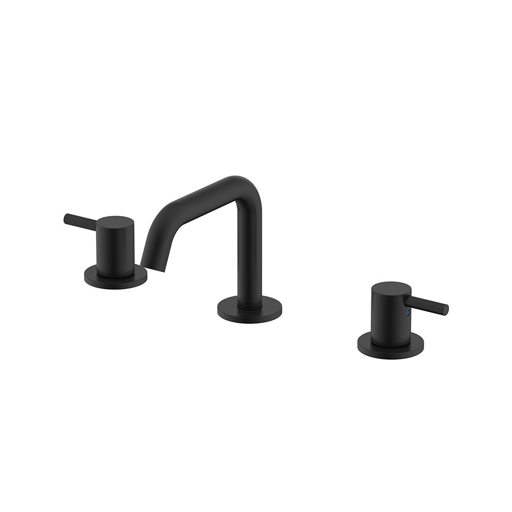 Смеситель для раковины с донным клапаном MATTE BLACK