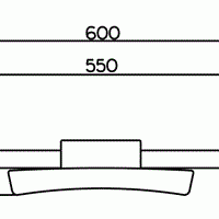 Аксессуары для ванной Настенная штанга (хром) 