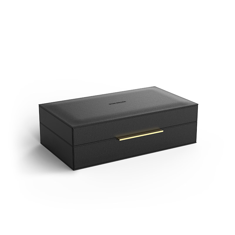 BOX L Универсальная коробка имитация кожи цвет черный