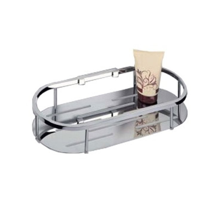 Полочка металлическая, цвет хром