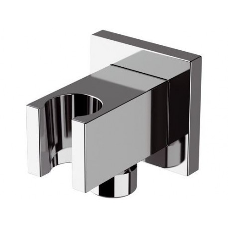 Комплектующие Подключение для душевого шланга с держателем лейки, хром 