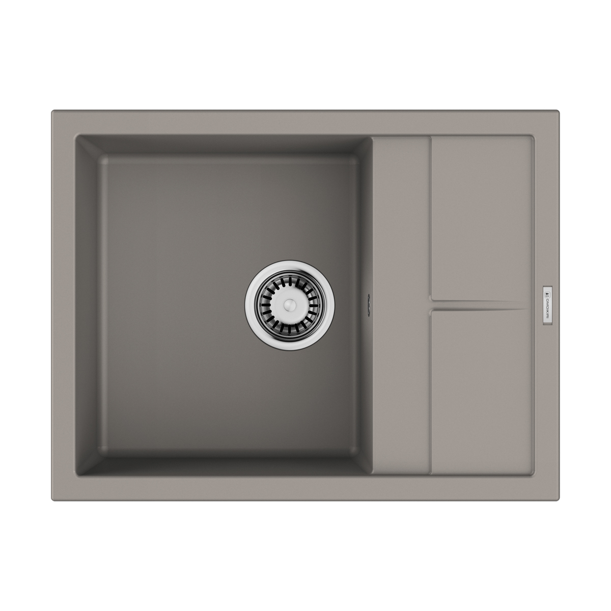 Кухонные мойки Кухонная мойка 650x500x200 Sumi 65A-GR Artceramic/leningrad grey 