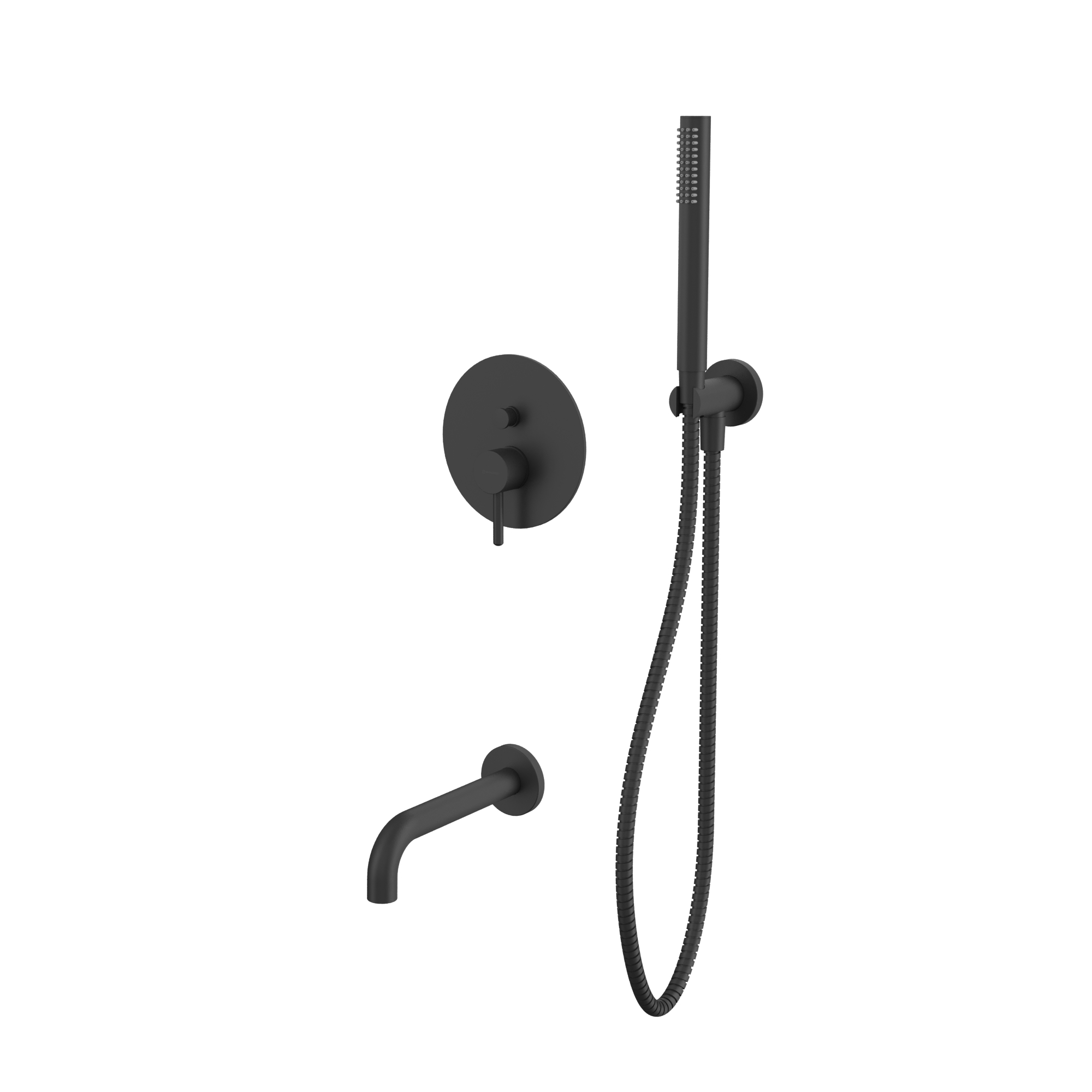 Душевая программа Система для ванны скрытого монтажа YSET06BL (черный мат) 