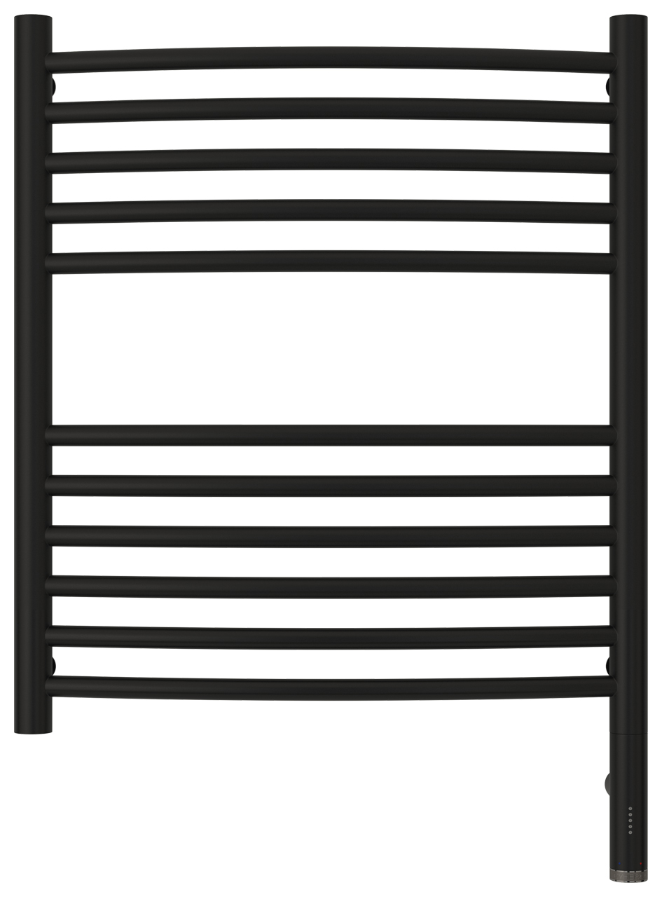 Полотенцесушители Полотенцесушитель электрический 600х500 / МЭМ правый (Матовый чёрный) 