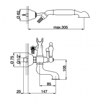 Смесители Смеситель для ванны 
