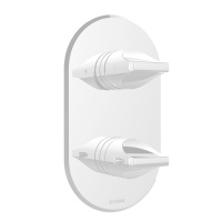 Смесители Термостат для ванны - внешняя часть, белый матовый 