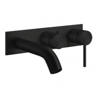 Смесители Смеситель для ванны внешняя часть чёрный матовый 