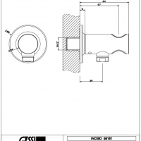 Комплектующие Шланговое подключение 