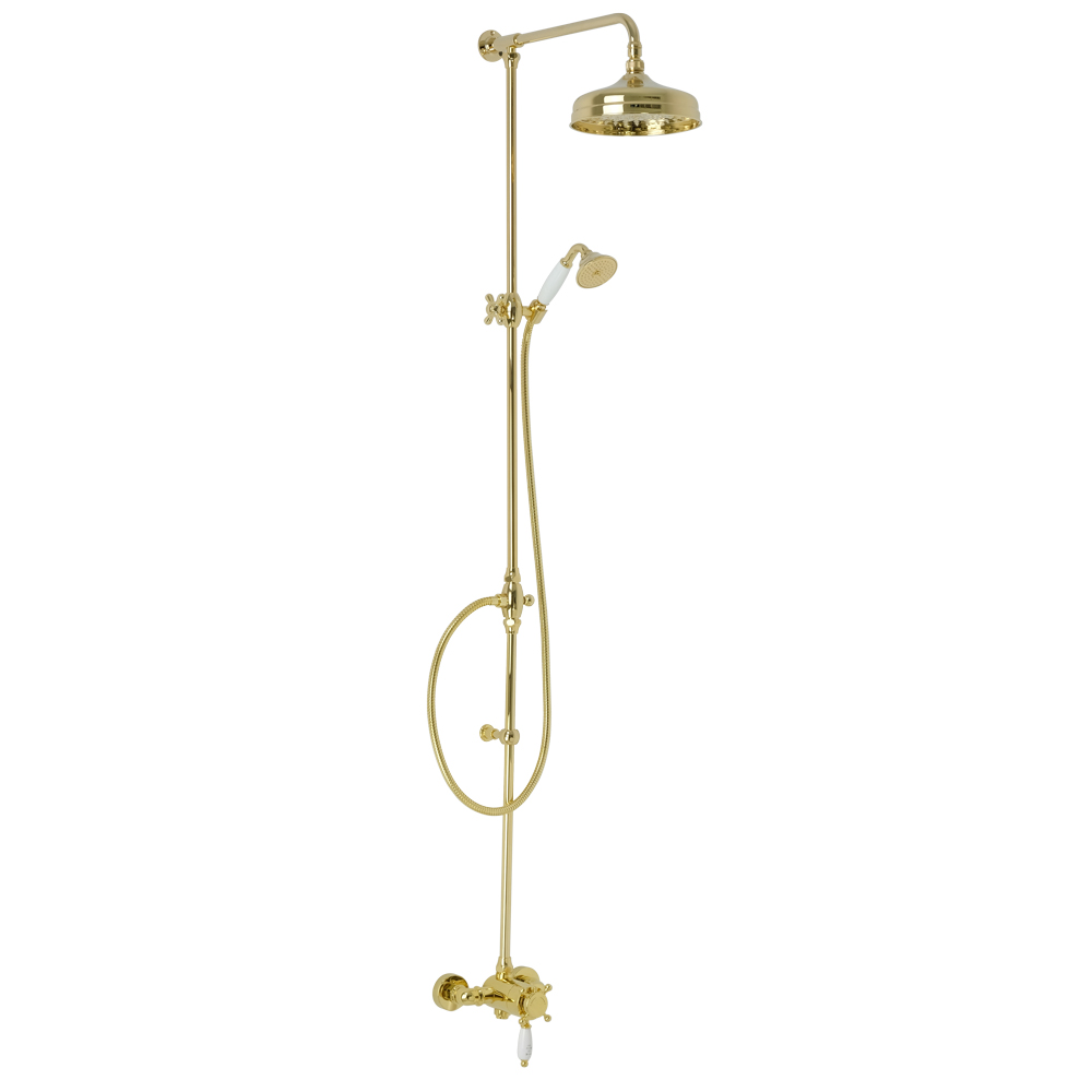 Душевая программа Душевой гарнитур термостат, золото 