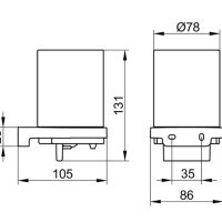 Аксессуары для ванной Дозатор жидкого мыла подвесной (хром | белое стекло) 