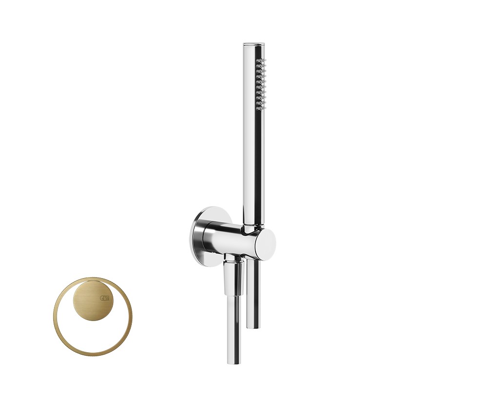 Душевая программа Душевой набор, цвет латунь матовая 