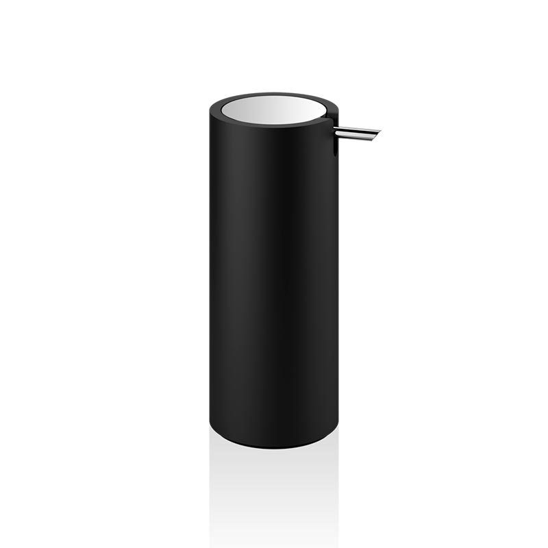 Аксессуары для ванной SSP Дозатор для мыла, черный матовый/хром 