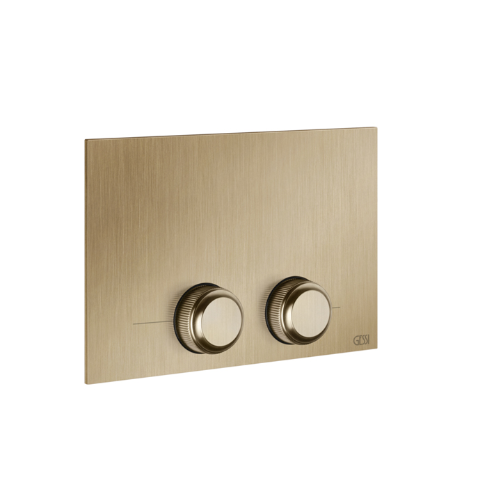 Клавиша смыва для унитаза двойная, для инсталляций TECE, цвет Warm Bronze Br. PVD