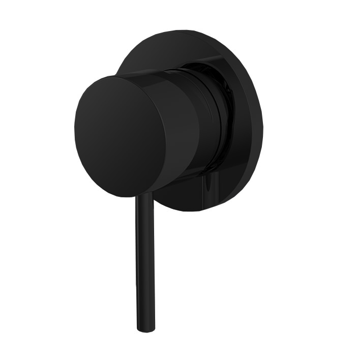 Смеситель для ванны, настенный, цвет чёрный матовый