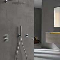 Душевая программа Душевая система с функцией наполнения ванны - комплект с термостатом, хром 