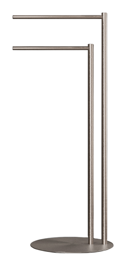 Полотенцедержатель Stem, напольный, свободностоящий, H-850 мм, сталь, цвет сатинированная бронза