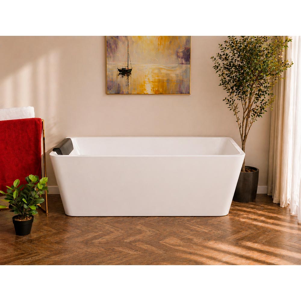Ванны WESTIN THIN WALL Ванна акриловая отдельностоящая 180x80x60H, щелевой перелив, белая глянцевая 