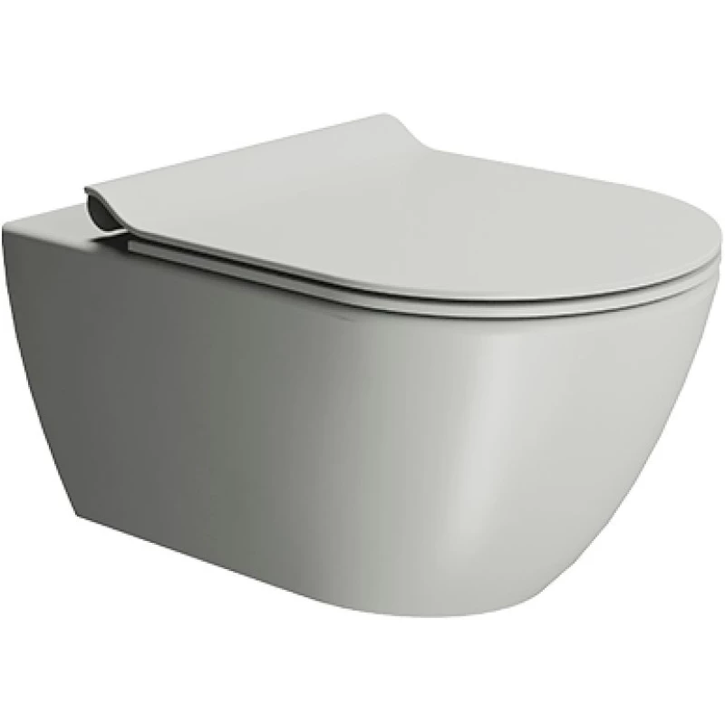 Унитазы Унитаз подвесной 550×360 мм, Swirlflush 2.0, с креплением FISR5, цвет матовый Cenere 