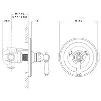 Смесители Смеситель для душа, цвет хром 