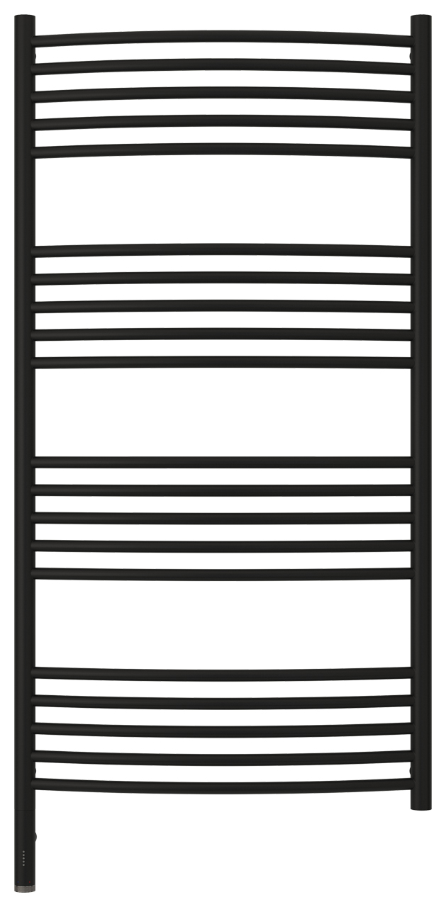 Полотенцесушители Полотенцесушитель электрический 1200х600 / МЭМ левый (Матовый чёрный) 
