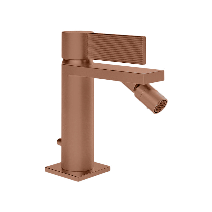 Смесители Смеситель с донным клапаном и соединительными шлангами, цвет Copper Brushed PVD 