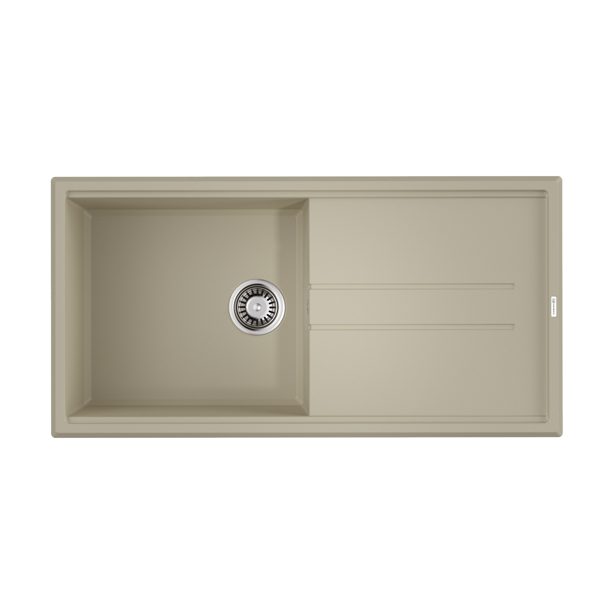 Кухонные мойки Кухонная мойка 1000x510x200 Tedori 100-BE Tetogranit/ваниль 