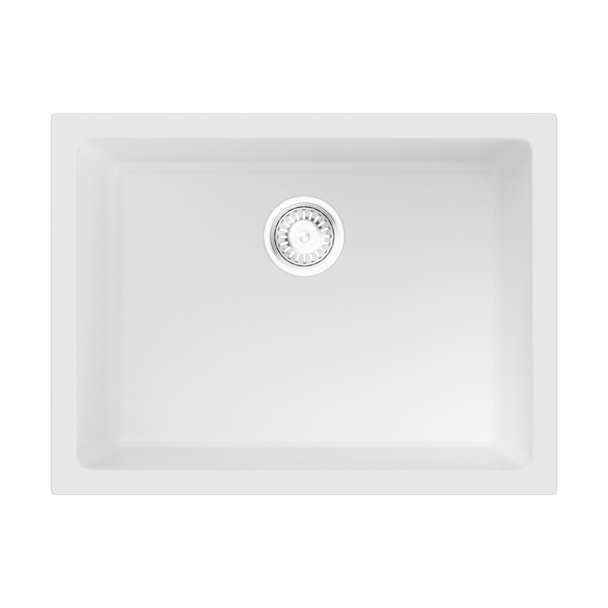 Кухонные мойки Кухонная мойка 610x460x255 Okinoshima 61-U/I-WH Natceramic/белый 