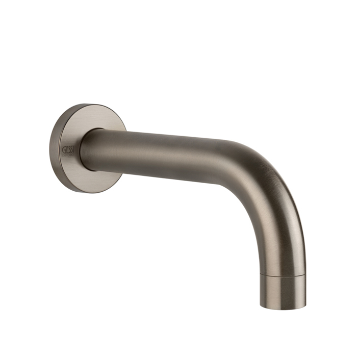 Комплектующие Настенный излив для ванны длинный, комбинируемый с удаленным управлением, цвет Finox Brushed Nickel 