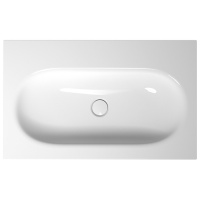 Раковины Раковина встраиваемая сверху 80x50 см, белая 