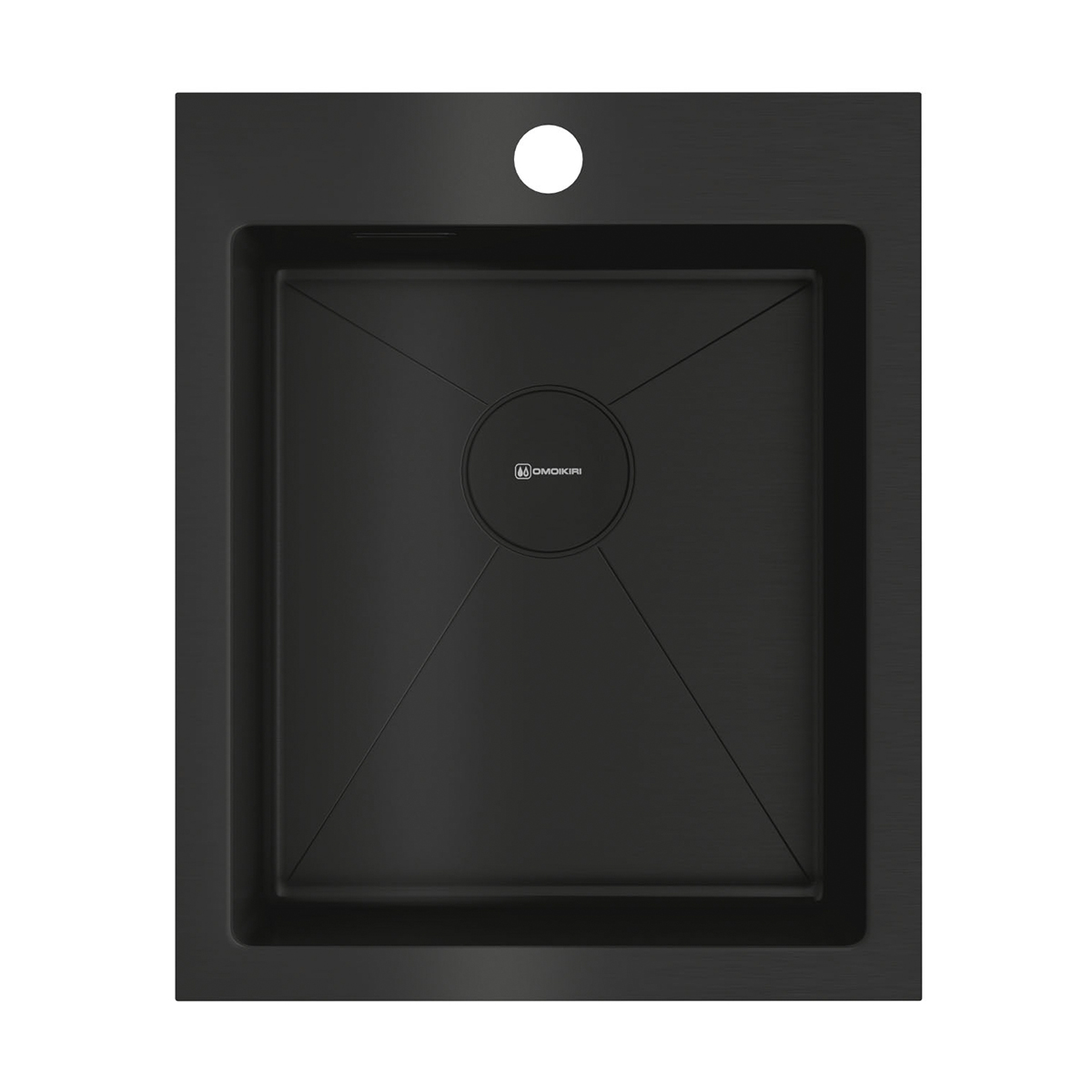 Кухонные мойки Кухонная мойка 410x510x200 Akisame 41-GB нержавеющая сталь/графит 