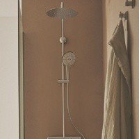 Душевая программа CERATHERM S200 Душевая система с термостатическим смесителем, хром 