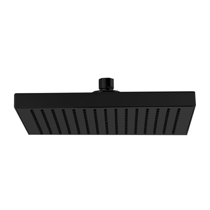 Душевая программа Верхний душ 25х25 см, цвет чёрный матовый 