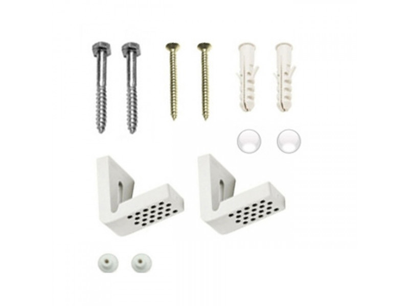 Крепеж горизонтальный для полупъедестала (напольного биде или внутреннего пластикового бака моноблока)