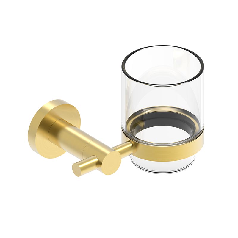 Стакан настенный, BRUSH GOLD