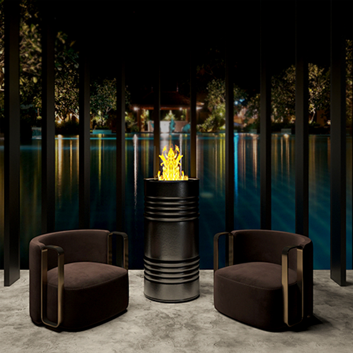 Камин биоэтаноловый для раковины BARREL