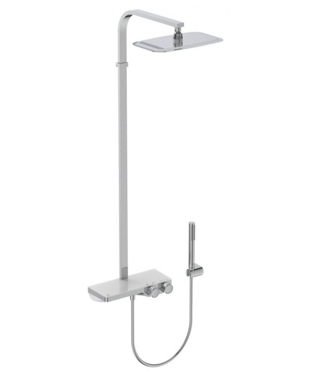 Душевая программа CERATHERM S200 Душевая система с термостатическим смесителем, хром 