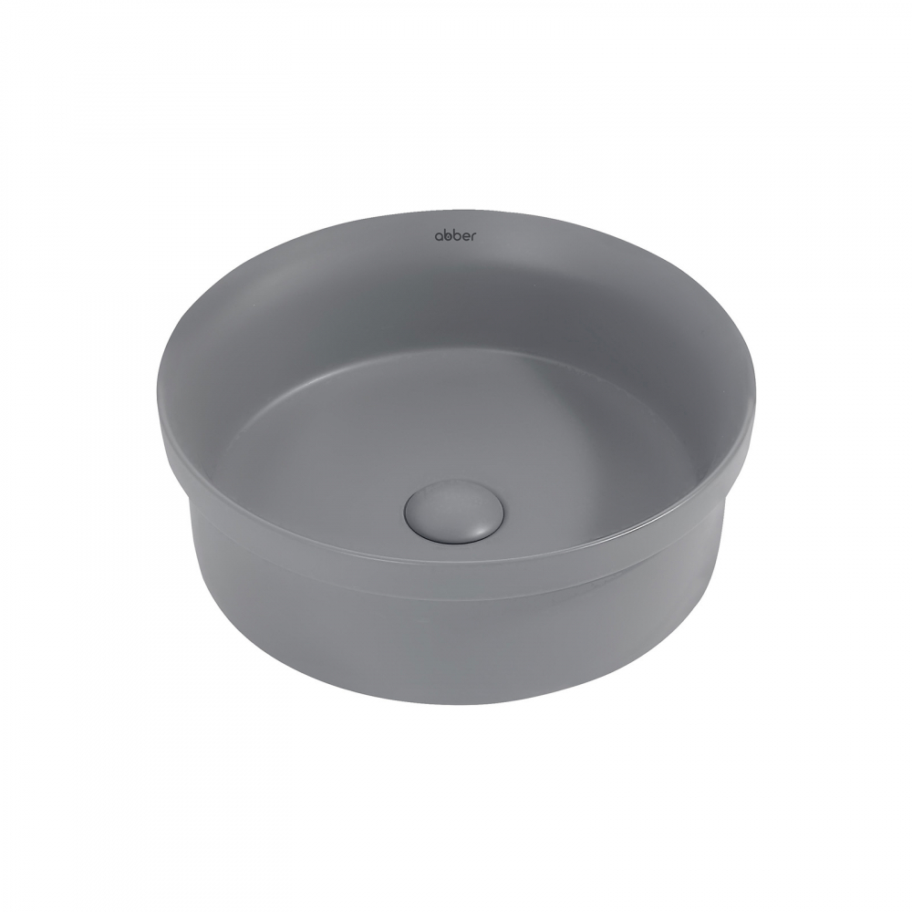 Раковины Раковина накладная 40х40 цвет серый 