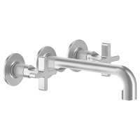 Смесители Смеситель для раковины настенный, хром 