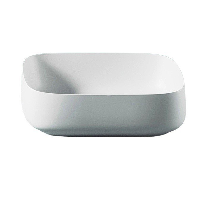 Раковины Раковина настольная 55x35 см, цвет матовый белый, Saniglaze 