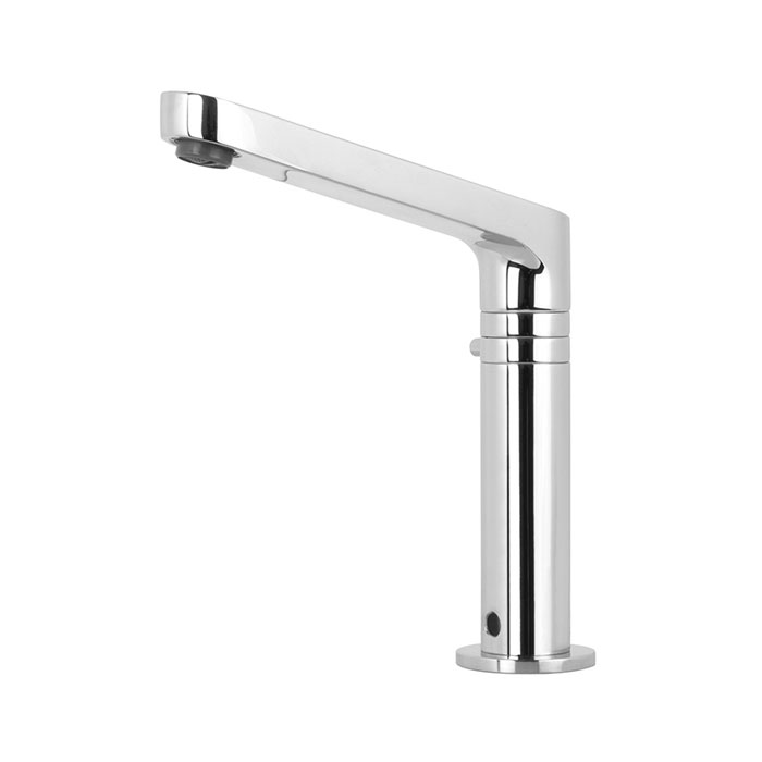 Смесители Смеситель для раковины, на 1 отверстие, электронный, 12 алкалиновых батареек АА+, цвет хром 