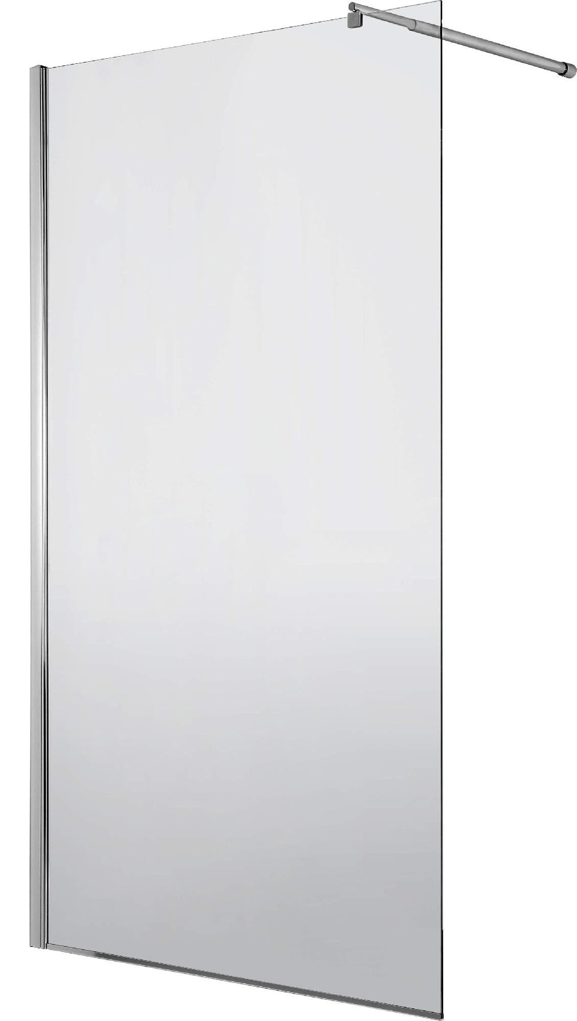 Душевые кабины и ограждения Душевое ограждение ABELLIA WALK-IN, стекло 8мм, 1000*2000мм (хром) 