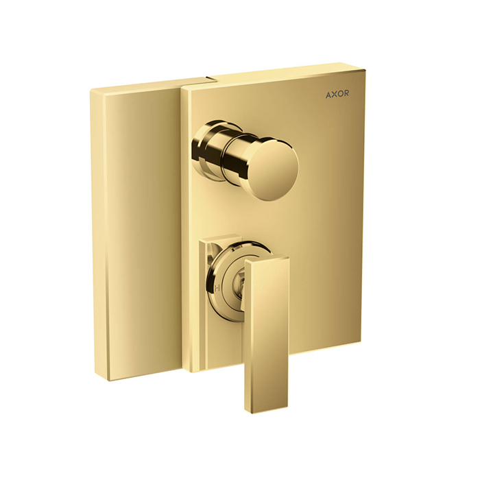 Смесители Смеситель для ванны, встраиваемый, цвет золото 