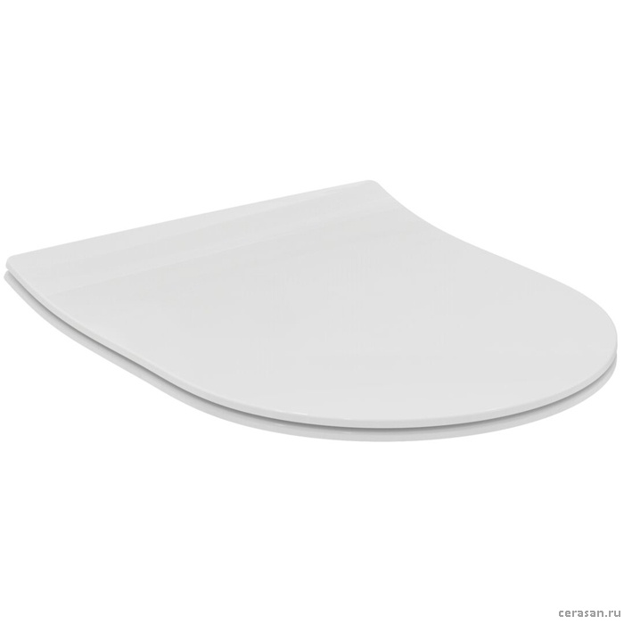 Сиденье SLIM для унитаза, с микролифтом, быстосъемное, для E263601, цвет белый глянец