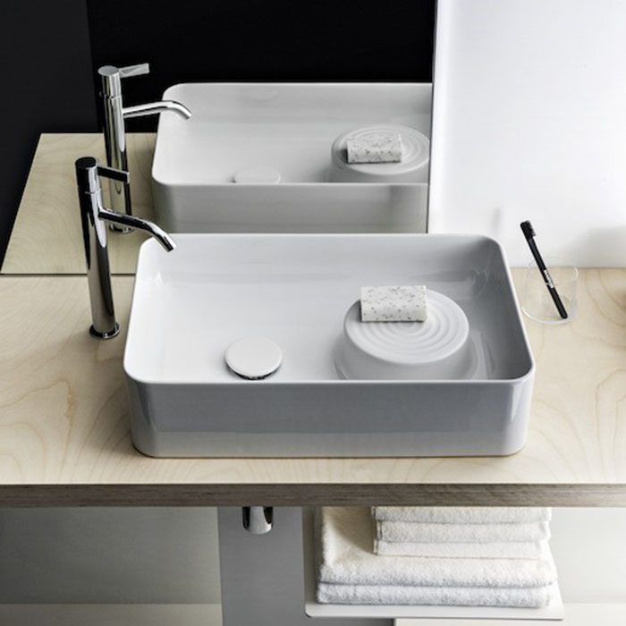 Раковины Laufen VAL Раковина-чаша 550х360х125мм без отв. под смеситель, цвет: белый 