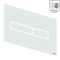 Системы инсталляции TECElux mini.  Электронная панель смыва, стекло, белая 