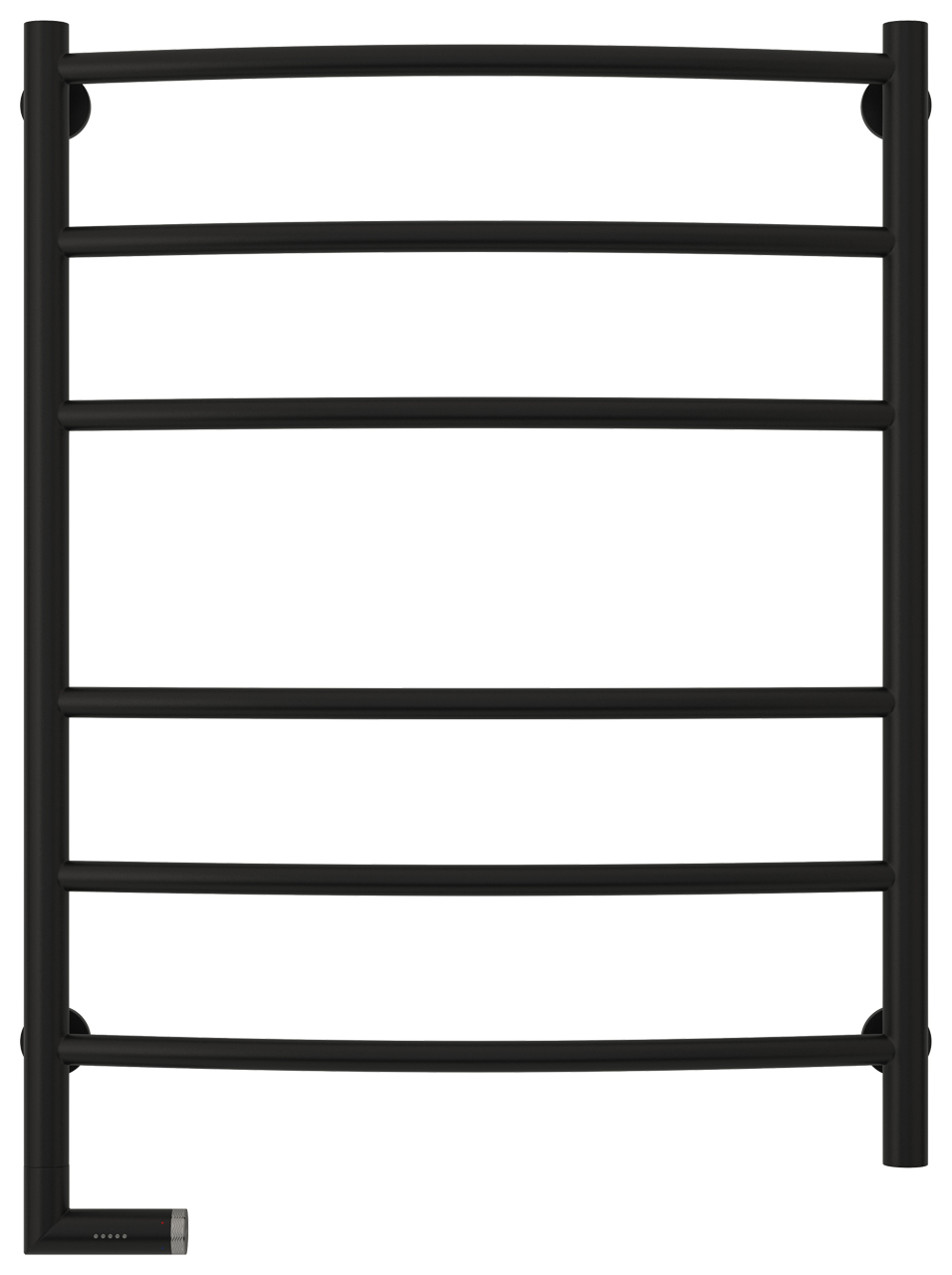 Полотенцесушители Полотенцесушитель электрический 800х600 / МЭМ левый (Матовый чёрный) 